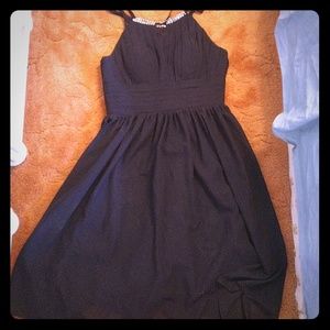 Navy blue bridesmaid dress